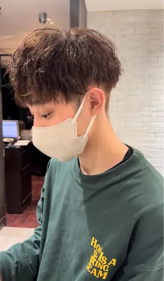ショート パーマ メンズ 【メンズ特化美容師】 🐍NAO🐍のヘアスタイル