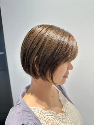 ショート SALOWIN心斎橋Suite店所属・ブリーチ毛にもできる 縮毛矯正|鷹司郎のヘアスタイル