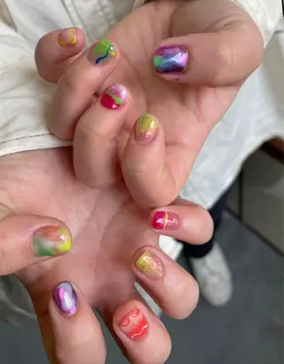 ネイル ゆびノさき茨木店 ニュアンス/アートのネイルデザイン