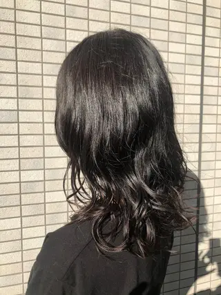 ロング パーマ 本多 美羽のヘアスタイル