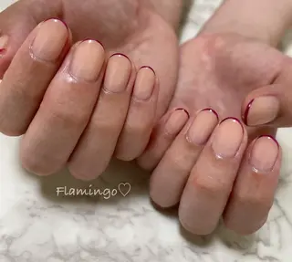 ネイル 40代からの爪を守る ×ケア重視サロン♡のネイルデザイン