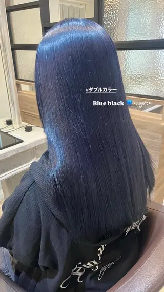 ロング カラー ブリーチなしダブル カラー/なぎ🦖ᩚのヘアスタイル