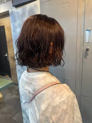 ショート カラー パーマ icon所属・Ami / icon博多のヘアスタイル