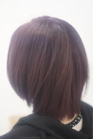 ショート ミディアム セミロング カラー 枝毛カット＆髪質改善 満足NO.1岡しゃんのヘアスタイル