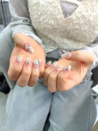 ネイル hair＆nailsalon nini所属・中家 亜紗子のネイルデザイン