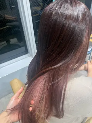 ロング カラー -さたけ たつき-のヘアスタイル