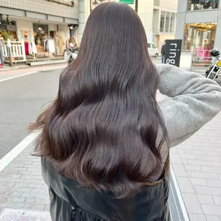 セミロング カラー ボブ& 髪質改善FUMIYAのヘアスタイル