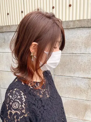 ミディアム ¥0カットモデル募集 ✨川上歩夢💫のヘアスタイル