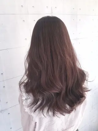 ロング カラー 高木 麻知子のヘアスタイル