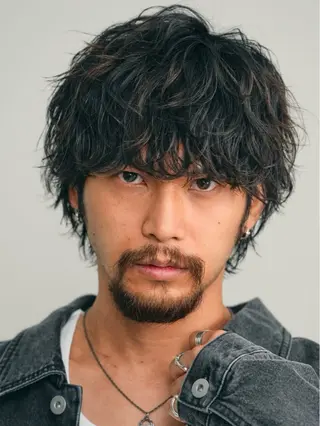 パーマ メンズ fifth men's原宿所属・原宿/fifth/ ブリーチカラー/カズのヘアスタイル