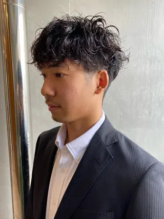 パーマ メンズ 菅原 英 /メンズカットのヘアスタイル