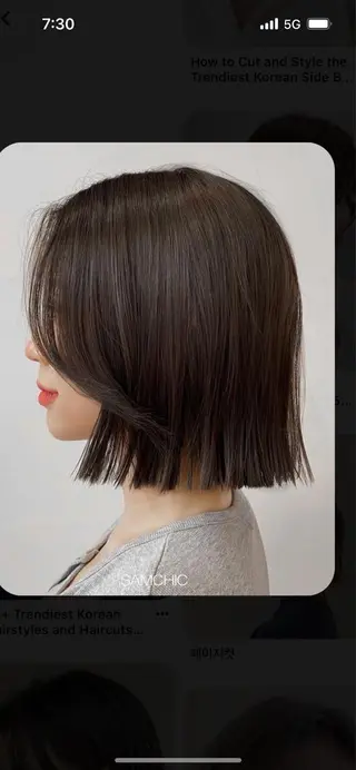ショート IT’s所属・韓国好き🇰🇷 美容師MIKUのヘアスタイル