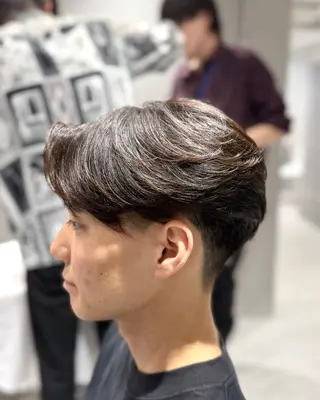 パーマ メンズ 曲がる縮毛/カルマパ ーマ/池袋/横村大全のヘアスタイル