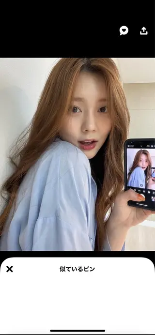 カラー 🤍ベージュ/透明感 韓国ヘア/まりん🤍のヘアスタイル