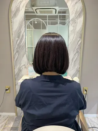 ショート カラー 艶ボブ🌼 MAHOのヘアスタイル