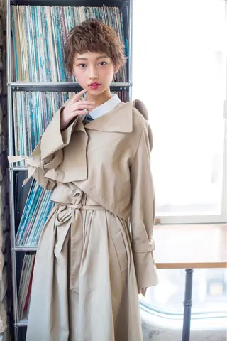 ショート カラー パーマ Londideal 高橋ヒロシのヘアスタイル