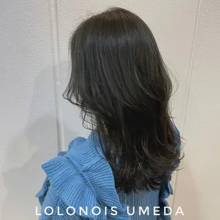 ロング カラー Lolonois梅田 /Okazaki:)のヘアスタイル