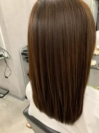 ロング カラー 🌈艶髪　矯正 川崎　海🌈のヘアスタイル
