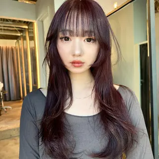 ロング カラー bloc japon所属・ﾌﾞﾚｲｽﾞ˚✧₊⁎ ﾚｲﾔｰToriのヘアスタイル