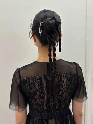 ヘアアレンジ ヘアセット ☆透明感カラー☆まいのヘアスタイル