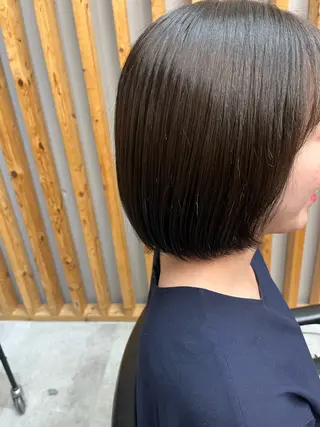 ショート 🫧柔らかパーマ/ 艶髪カラーあいり🤍のヘアスタイル