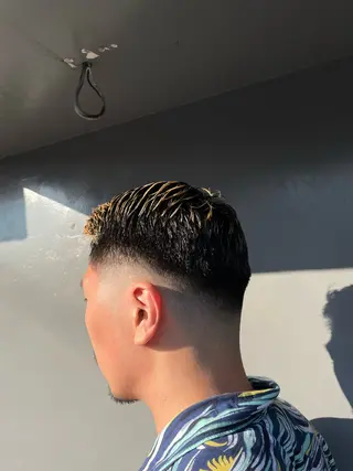 ショート メンズ FADE&LINE登戸店所属・🔥メンズ専門 美容師🔥 柳澤陵心のヘアスタイル