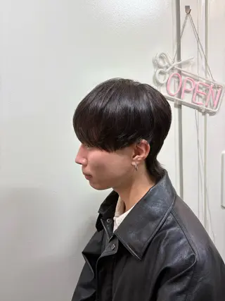 ショート パーマ メンズ カルマ・ニュアンス パーマ　須田龍世のヘアスタイル