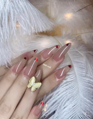 ロング ネイル 長さ出し専門 nynaのネイルデザイン