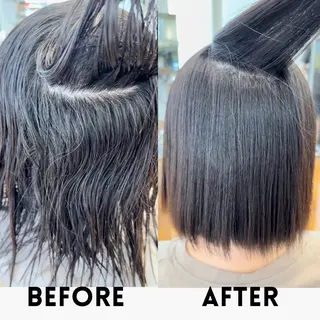 ショート パーマ KOHNO/ブリーチ なし/透明感カラーのヘアスタイル