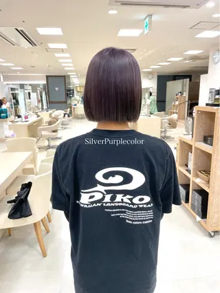 ショート カラー ヘアアレンジ 🍒KIKUCHI KANAE🍒のヘアスタイル