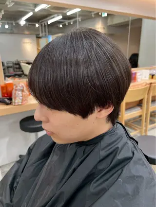 ショート カラー メンズ 福村 陸斗のヘアスタイル