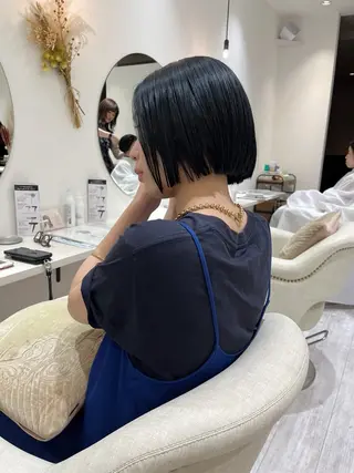 ショート カラー Chiho / 梅田 / ボブ/ パーマのヘアスタイル