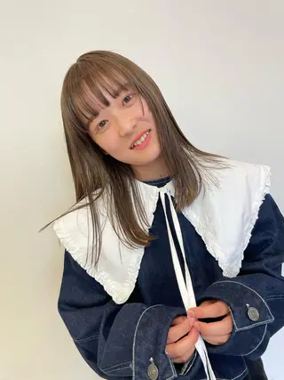 ミディアム hanabi / パーマのヘアスタイル