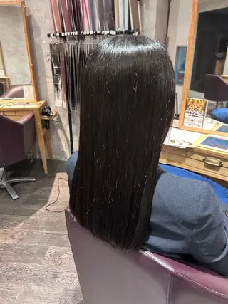 セミロング ブリーチ/アレンジ/ 19歳/新宿/アリルのヘアスタイル