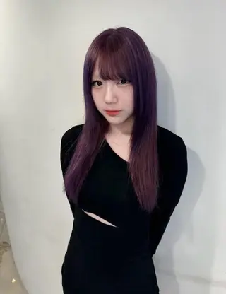 ロング カラー AIRA/ブリーチ ‪/透明感カラーのヘアスタイル