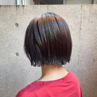 ショート カラー 透明感カラー/ アレンジ/篠崎渚彩のヘアスタイル