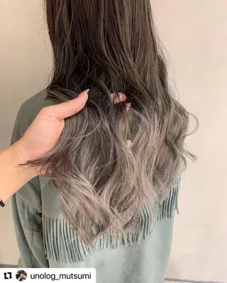 ロング カラー box mico. mutsumiのヘアスタイル