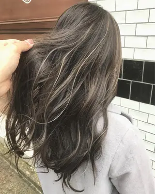 ロング カラー パーマ シェアサロン salowin所属・✨ブリーチなし透明感 カラー🥇ユースケのヘアスタイル