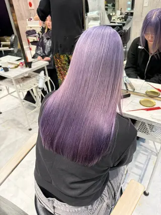 ロング カラー ハイトーンレイヤー 🦋🌷Shuriのヘアスタイル