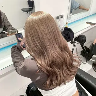 ロング カラー トレンドカラー🩵 羽衣🎀横浜🪄ྀིのヘアスタイル