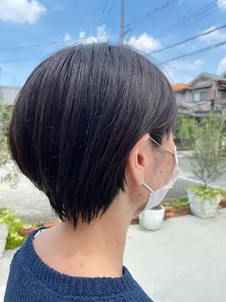 ショート noppo所属・NOPPO 和泉市 美容室/奥村 飛鳥のヘアスタイル