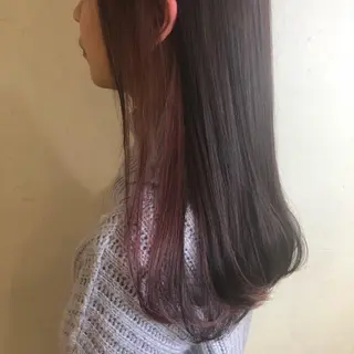 ミディアム カラー 髪質改善/縮毛矯正 /青山 早希🐾のヘアスタイル