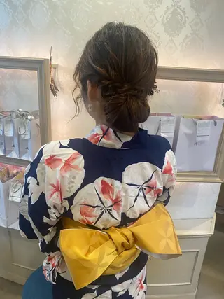 ヘアアレンジ 艶カラー🌸アレンジ 🌹Sally🕊️のヘアスタイル