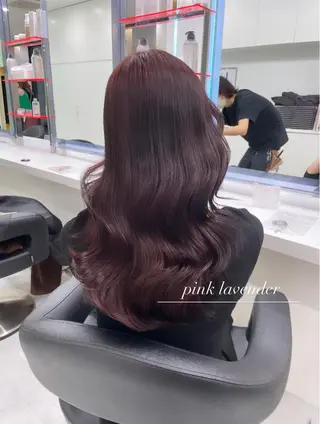 セミロング カラー ヘアアレンジ Ella所属・nana【艶髪】/ レイヤー/縮毛矯正のヘアスタイル