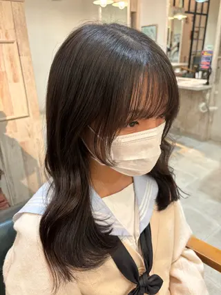 セミロング 🍒透明感カラー🍒 Suzuka♡のヘアスタイル