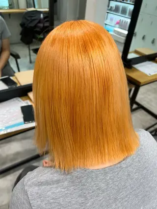ミディアム カラー collet矢島 /ブリーチカラーのヘアスタイル