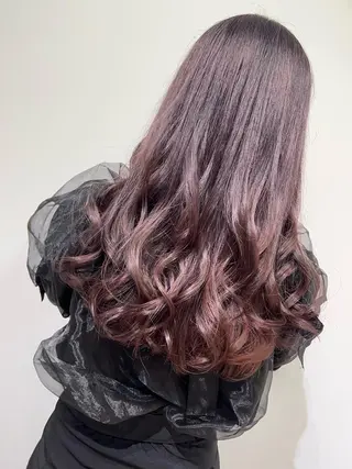 ロング カラー ヘアアレンジ 新宿color🐝 AYAKA🌈💖のヘアスタイル