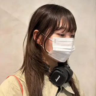 セミロング Aust hair Stella新宿所属・Yuki☺︎パーマ レイヤーカットウルフのヘアスタイル