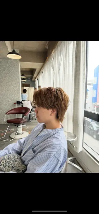 カラー Shimazaki Yojiのヘアスタイル
