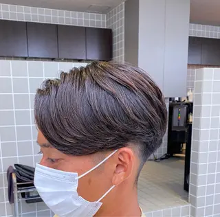 ショート パーマ 🟦ニュアンス/メン ズパーマ横浜🟦のヘアスタイル